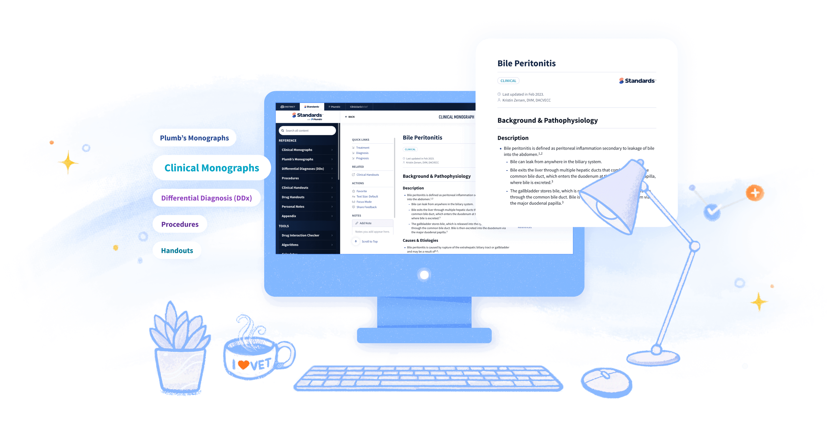 Standards Desk Scene